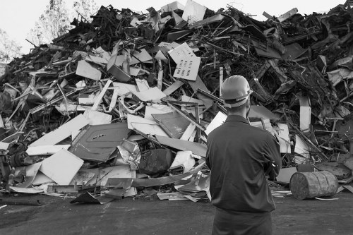 Professional rubbish removal team at work in Dundas