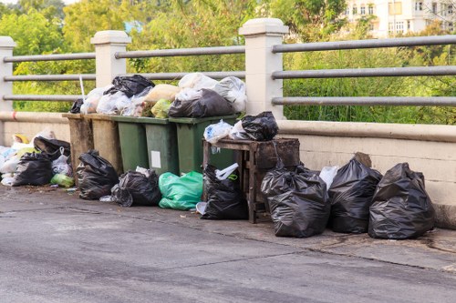 Variety of rubbish types handled by removal services