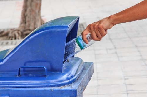 Rubbish removal team working in Darling Point