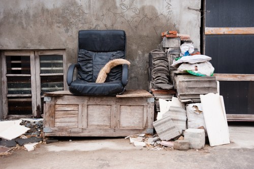 Furniture disposal process with Rubbish Free team