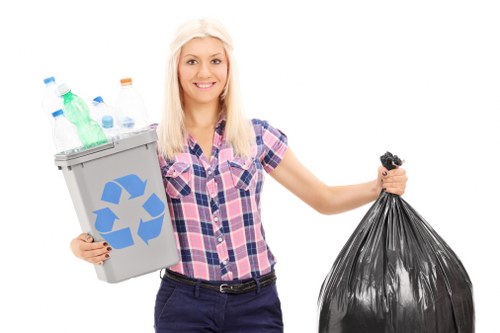 Rubbish Free professionals sorting garage items